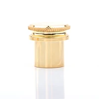 high quality12pcs noise stopper 24k gold plated copper rca plug caps top quality under inset