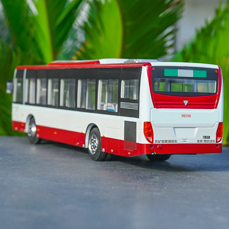 Завод 1:43 Foton пассажирский Пекин гибридный автобус модель с небольшим подарком