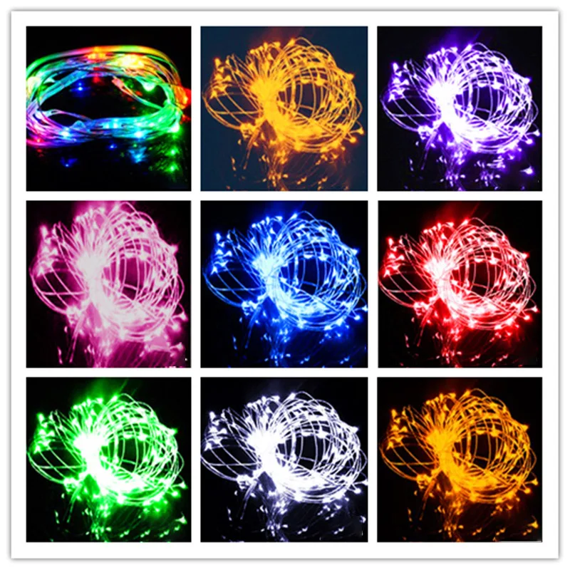 

1-100M LED String Lights Copper Wire Fairy lights Night Light For Christmas Garland Room Bedroom Indoor Wedding Decoration Lamp
