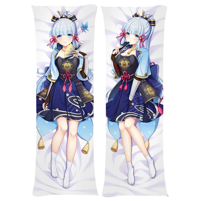 

Anime Kamisato Ayaka Genshin Impact Cosplay Cartoon Dakimakura Hugging Body Pillow Case Otaku Pillowcase Cushion Cover