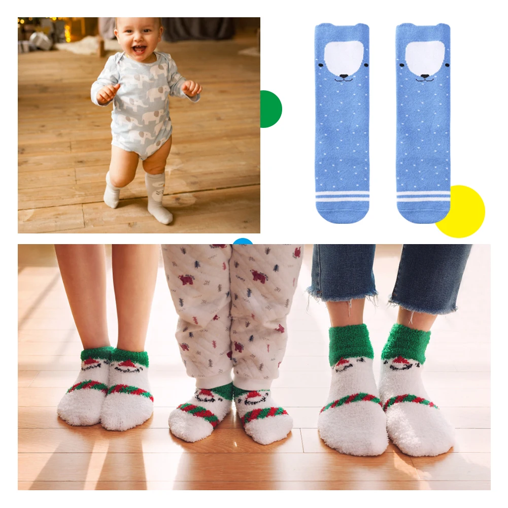

Kids Socks Baby Boys Girls Cotton Breathable Baby Stockings Newborn Autumn Winter Legs Warmer Non-Slip Knee High Socks Boot Sock