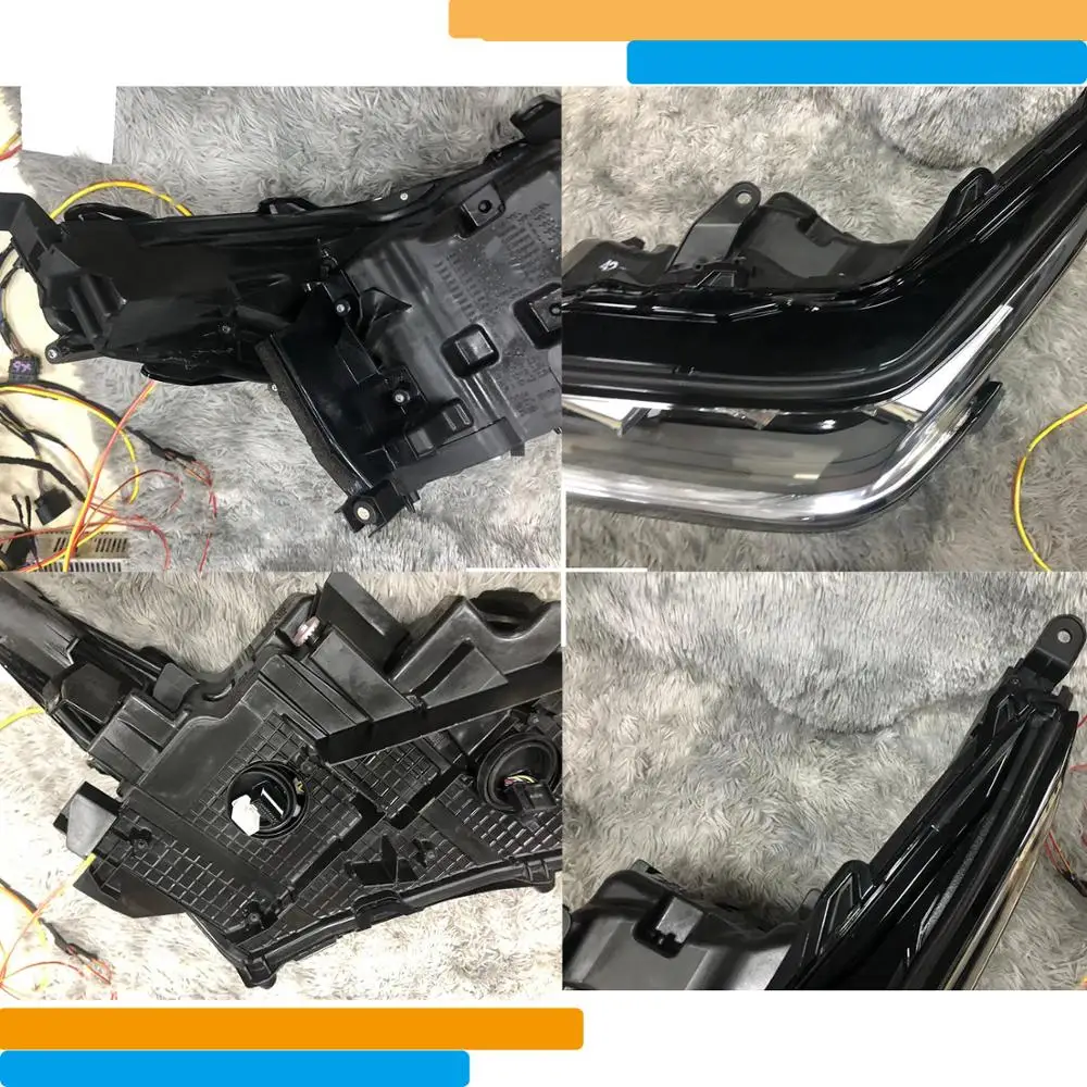 

For Lexus LX570 Triple Beams 2017 2018 2019 LED Headlight Assembly with Flowing Water Turn Signal