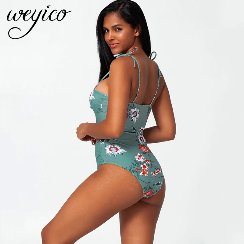 Сексуальный цельный купальник для женщин монокини с вырезами купальные костюмы