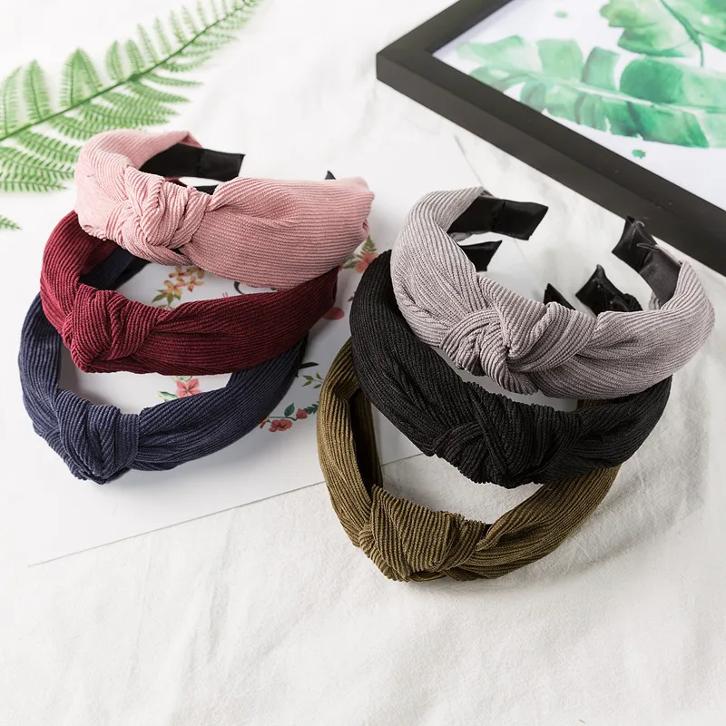 Новые милые высококачественные женские обручи для девочек модные широкие Топ