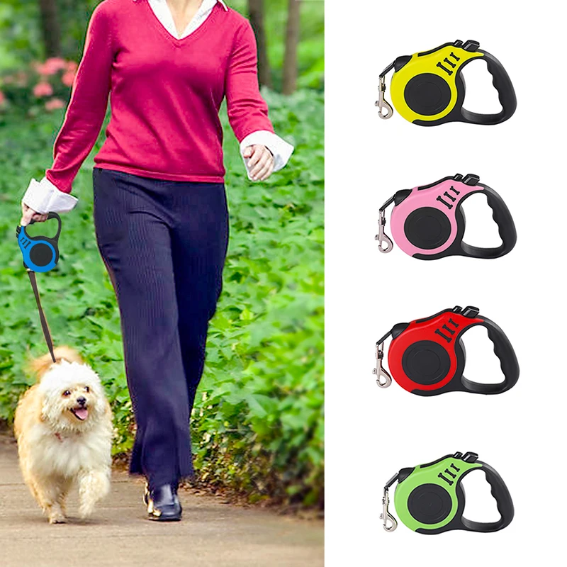 2020 новый дизайн кнопок для легкой эксплуатации Выдвижной Поводок собак поводок