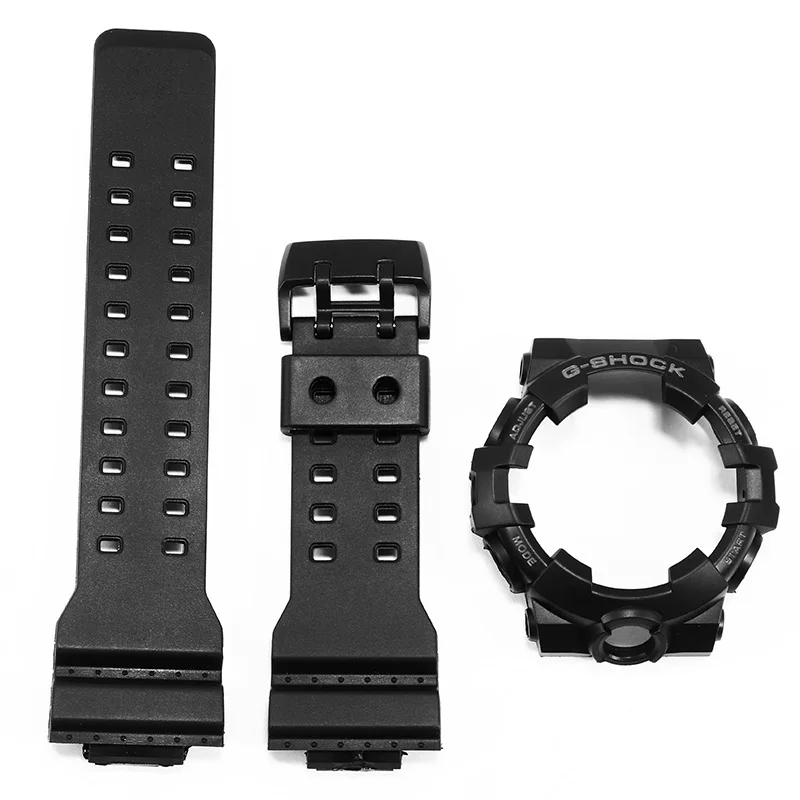 Сменный ремешок для часов G Shock GA700 710 735 серии мягкий черный силиконовый