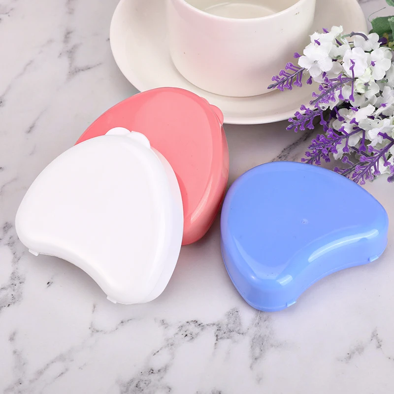 Чехол для зубных протезов в форме сердца держатель чехол хранения футляр ванной