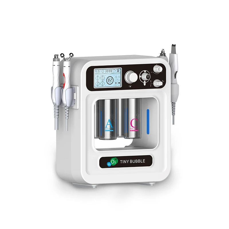 

Аппарат для микродермабразии лица Hydra 4 в 1 для кислородной терапии, аппарат для пилинга лица с кислородной струей 12 В 4 а 48 Вт