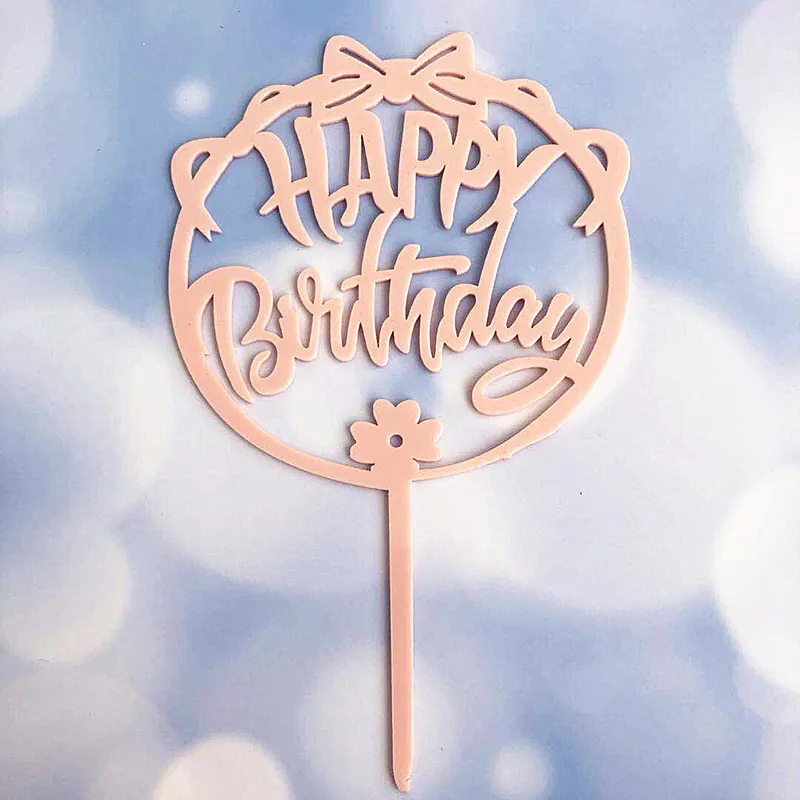 Новый красивый Топпер для торта в виде бабочки на день рождения акриловый кексов