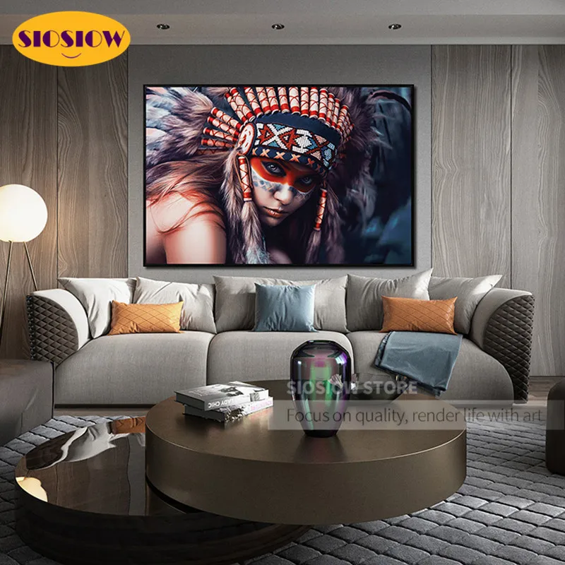 5D алмазная живопись сделай сам индийская красота девушка Алмазная мозаика