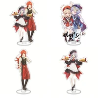 hot game anime genshin impact x sexy characters noelle diluc gm acrylic figure stand model plate holder boy collect fans gift