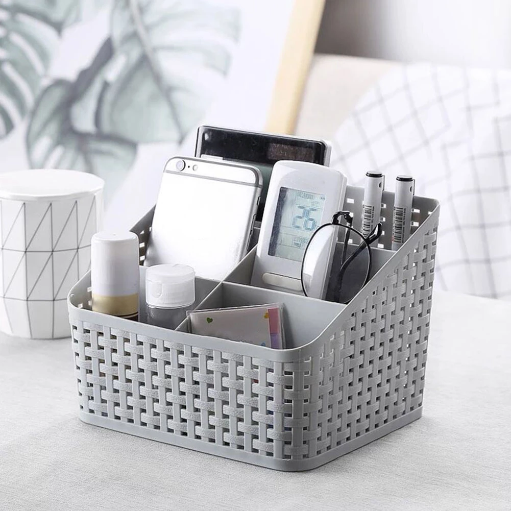 Прямая поставка полый пластиковый органайзер для макияжа контейнер хранения