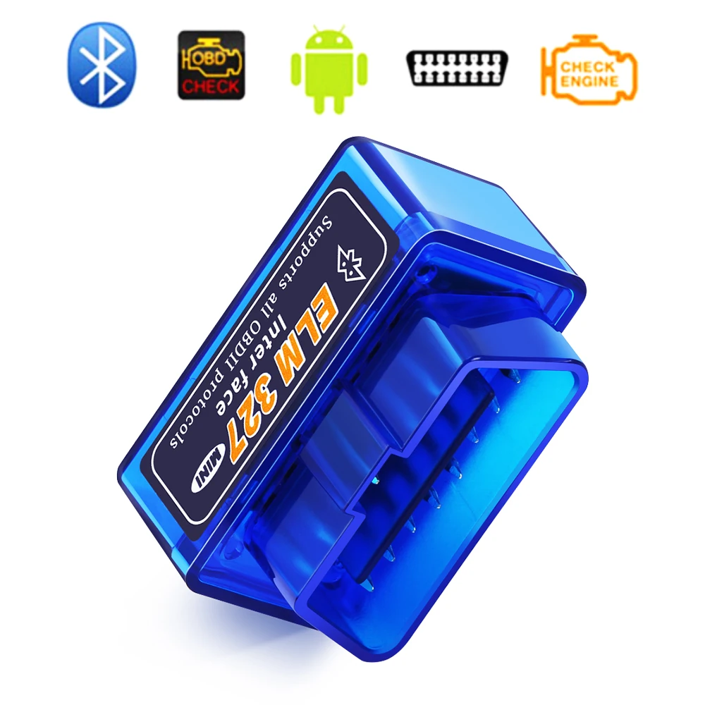 Elm327 Bluetooth V1.5 OBD2 автомобильный диагностический инструмент для Fiat Stilo Ducato Bravo Doblo Grande