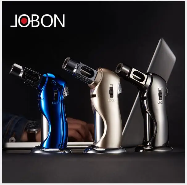 Новинка газовая надувная Зажигалка jobon ветрозащитная струйная для сигар