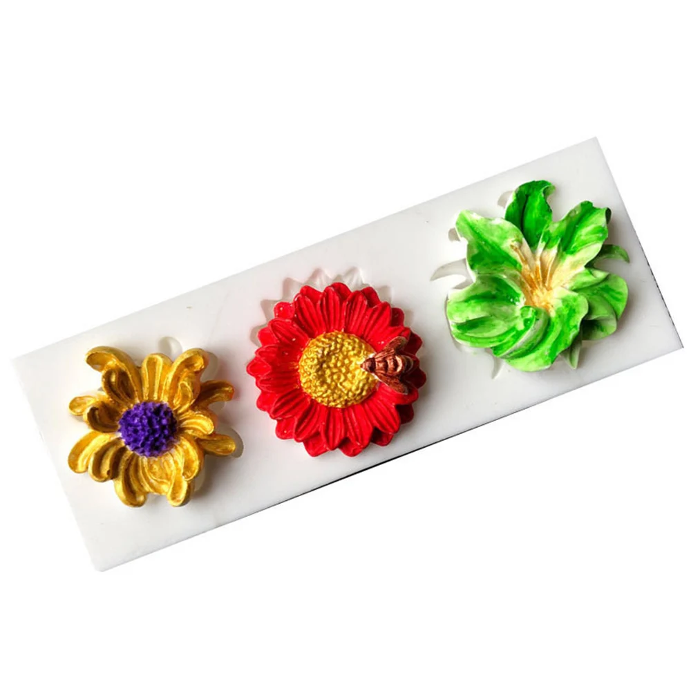 Новые силиконовые формы в виде цветка помадные торты инструменты для украшения