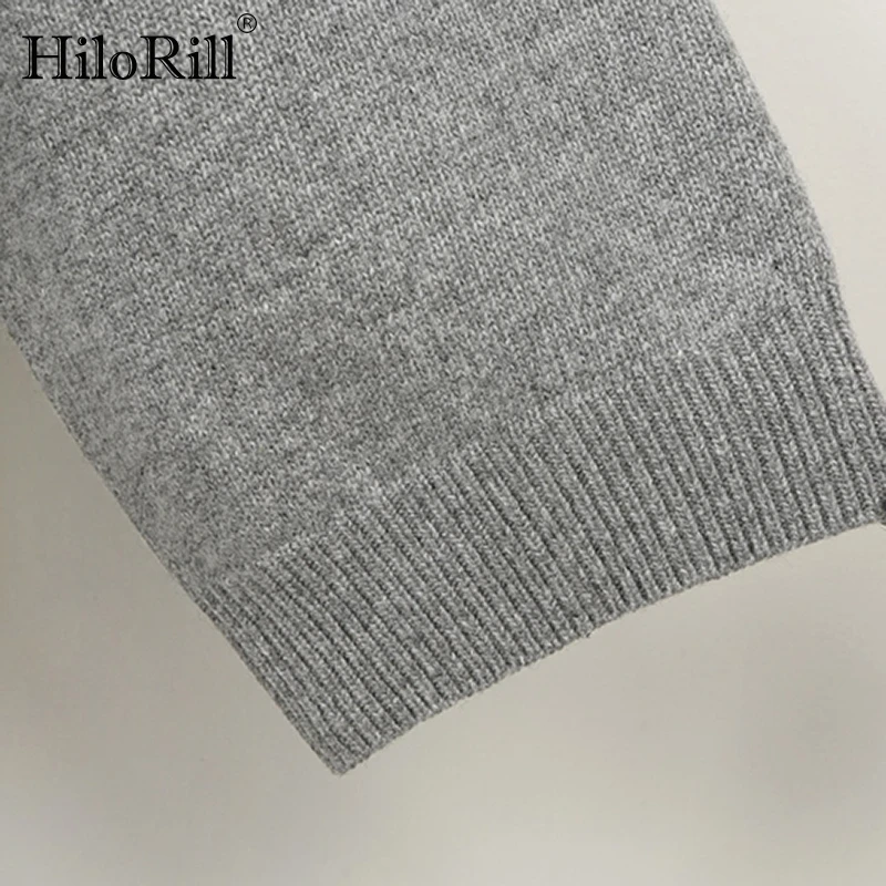 

HiloRill Women Oversize Knitted Long Dresses 2021 Casual Batwing Long Sleeve Sweater Dress Female Home Style O Neck Loose Dress