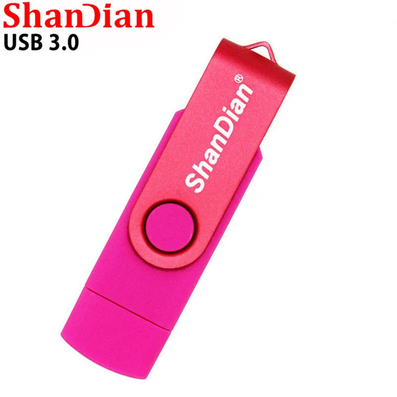 SHANDIAN USB 3.0 OTG Usb флеш-накопитель 4 ГБ 8 32 64 3 0 Гб памяти Usb-накопитель для Android |