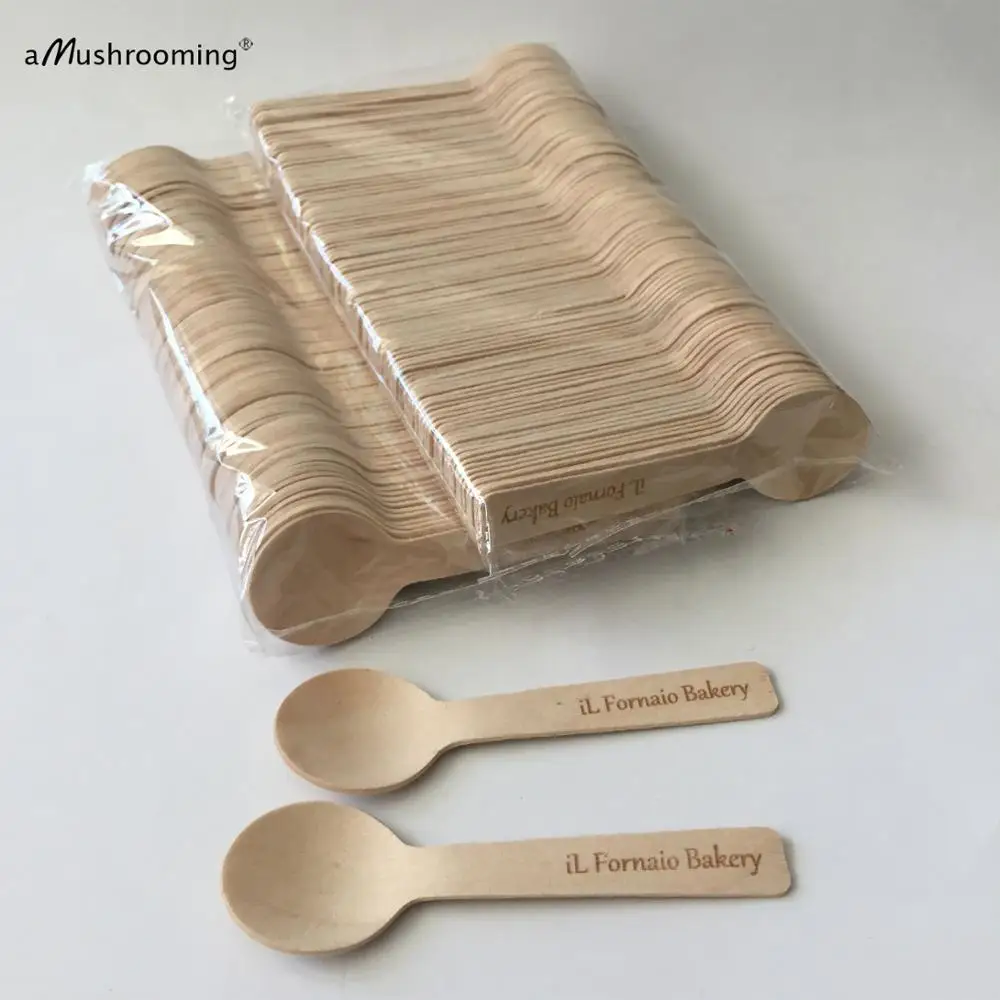 Оригинальная гравировка мини-ложки для мороженого десертов сыра тортов