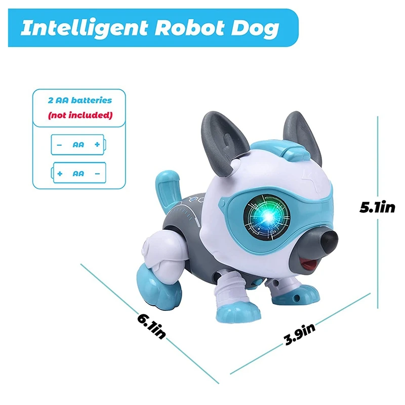 

Electronic Toys Robot Dog Robotic Puppy Interactive Toy Voice Control for Kids Hot Creative Gift for Kids