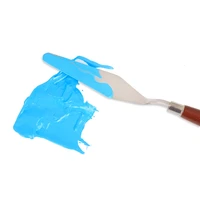 5pcs set stainless steel spatula kit palette gouache supplies for oil painting knives fine arts painting tool kit mjj88