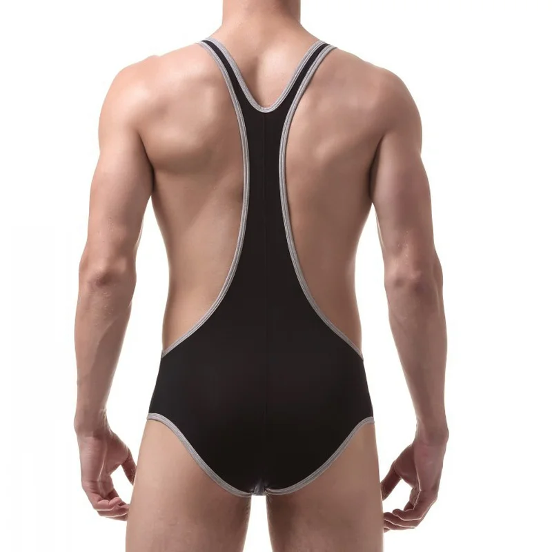 Мужское нижнее белье бандаж сексуальные комбинезоны из ледяного шелка в сеточку