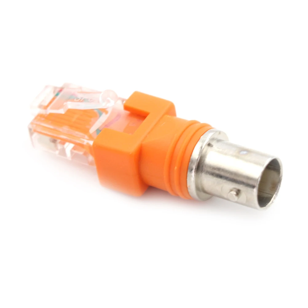 Practical 1Pc BNC Female to RJ45 male adapter Connectors Chassis Panel Mount Monitor Accessories Hot | Обустройство дома