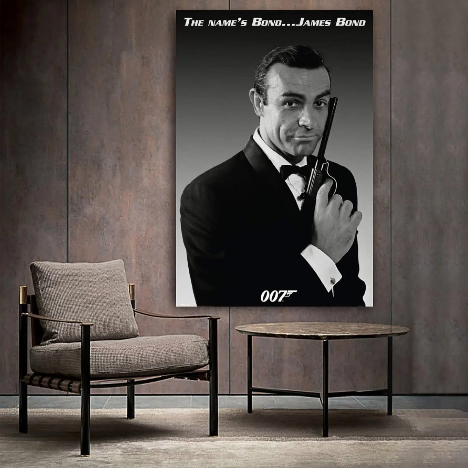 Джеймс Бонд названия Bond фильм плакат декоративной живописи холст стены