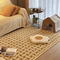 French Style Retro Carpet Nordic Simple Tea Table Mat Home Stay Bedroom Bedside Carpey Sofa Decoration Non Slip Floor Rugs