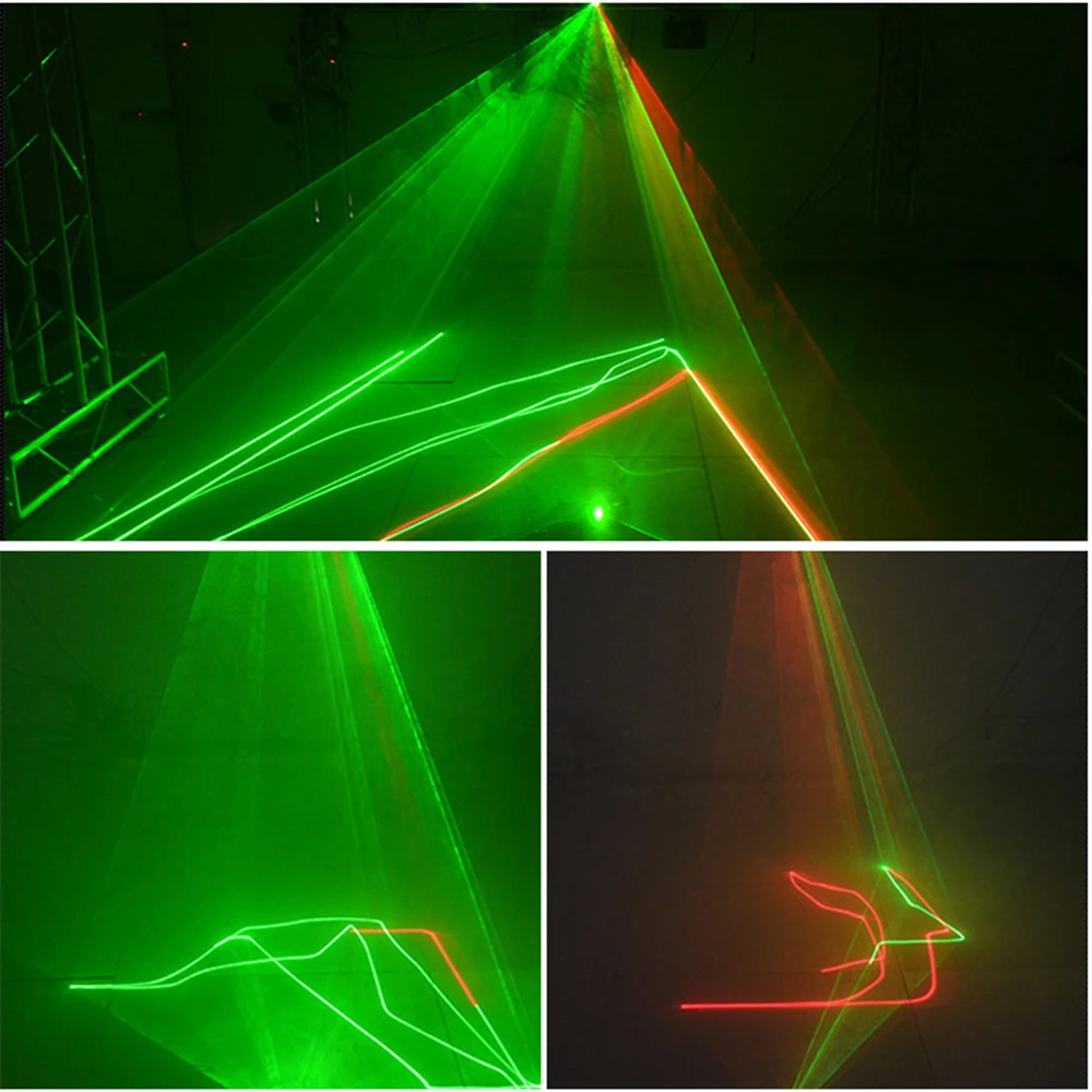

Red green color beam laser light DJ laser lights DMX512 laser effect light