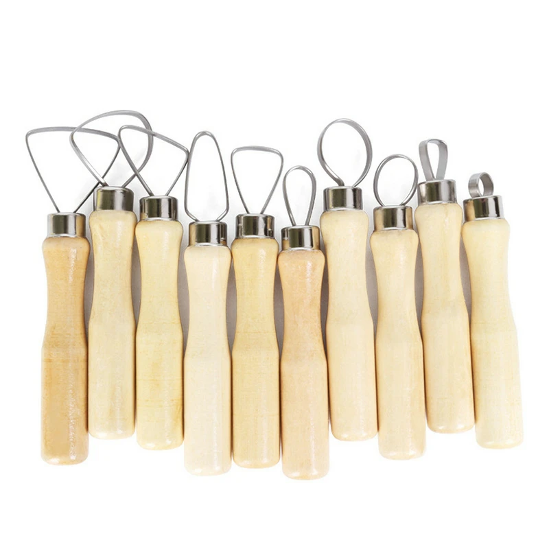 

10PCS Pottery Tools Carving Ceramics Clay Sculpture Tool DIY Sculpting Supplies