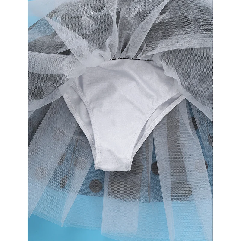 ChicTry/детское балетное платье пачка с блестящими блестками на бретельках