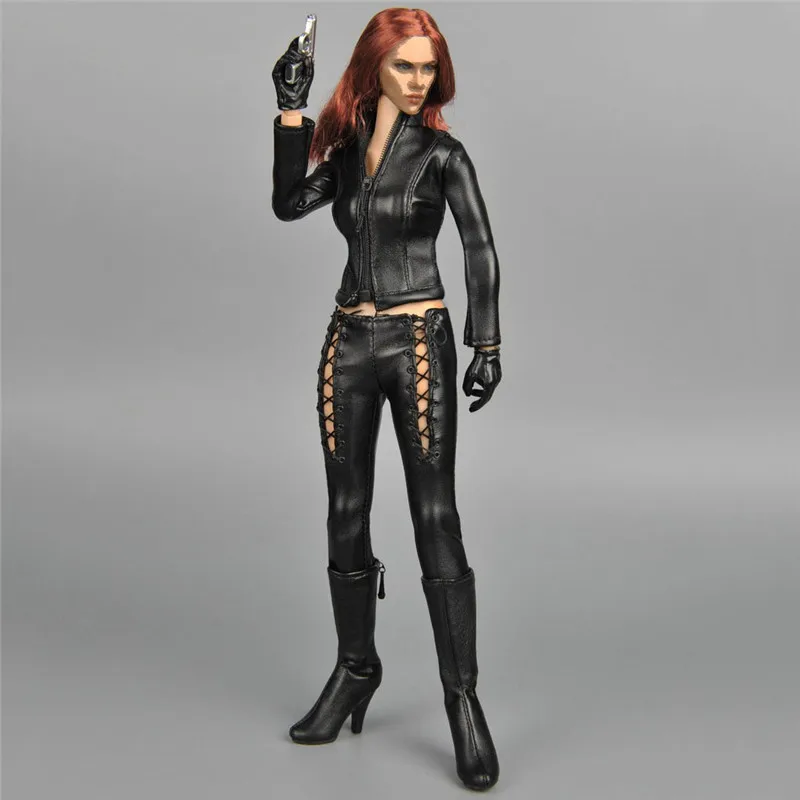 1/6 женский всадников одежда черная кожаная куртка Локомотив костюм для детей