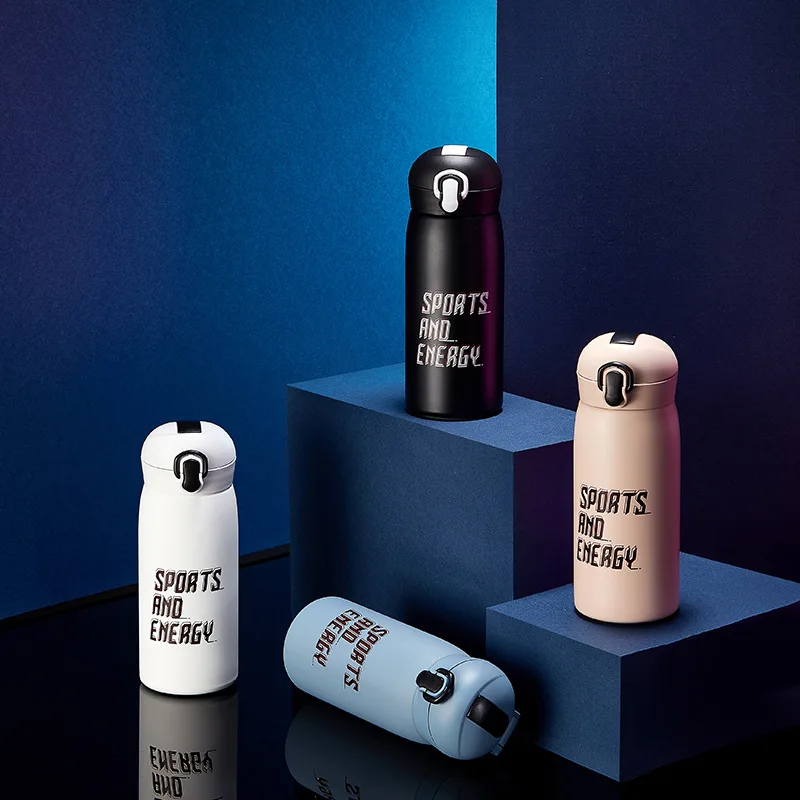 Льготная акция Вакуумная чашка спортивная с аналогичной чашкой термос модный