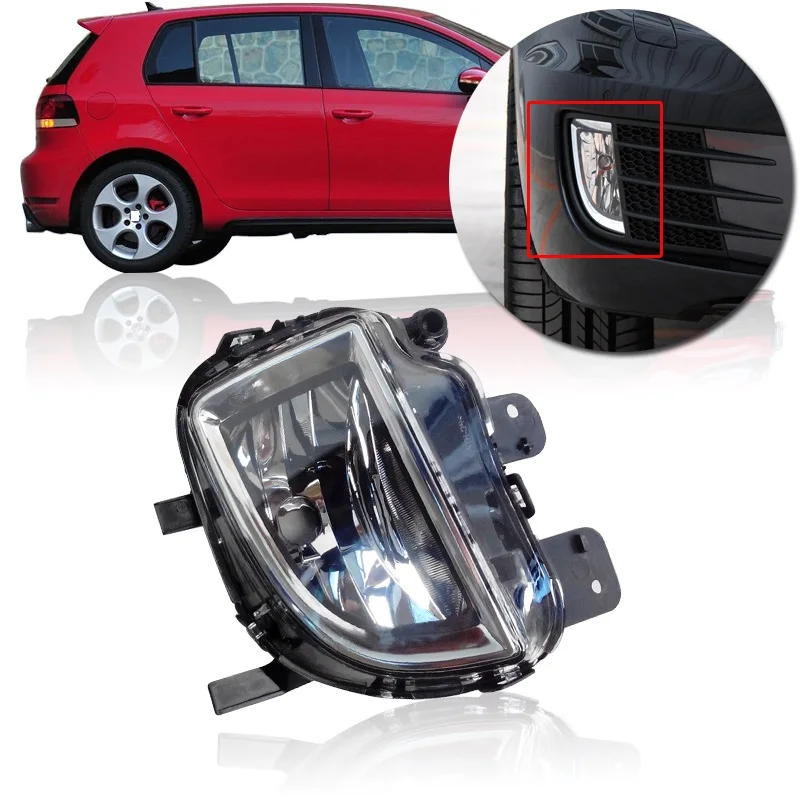 CAPQX туман светильник для Tiguan 2014 2015 2016 Golf 6 MK6 GTI 2009 2010 2011 2012 2013 VW Jetta GLI вождения