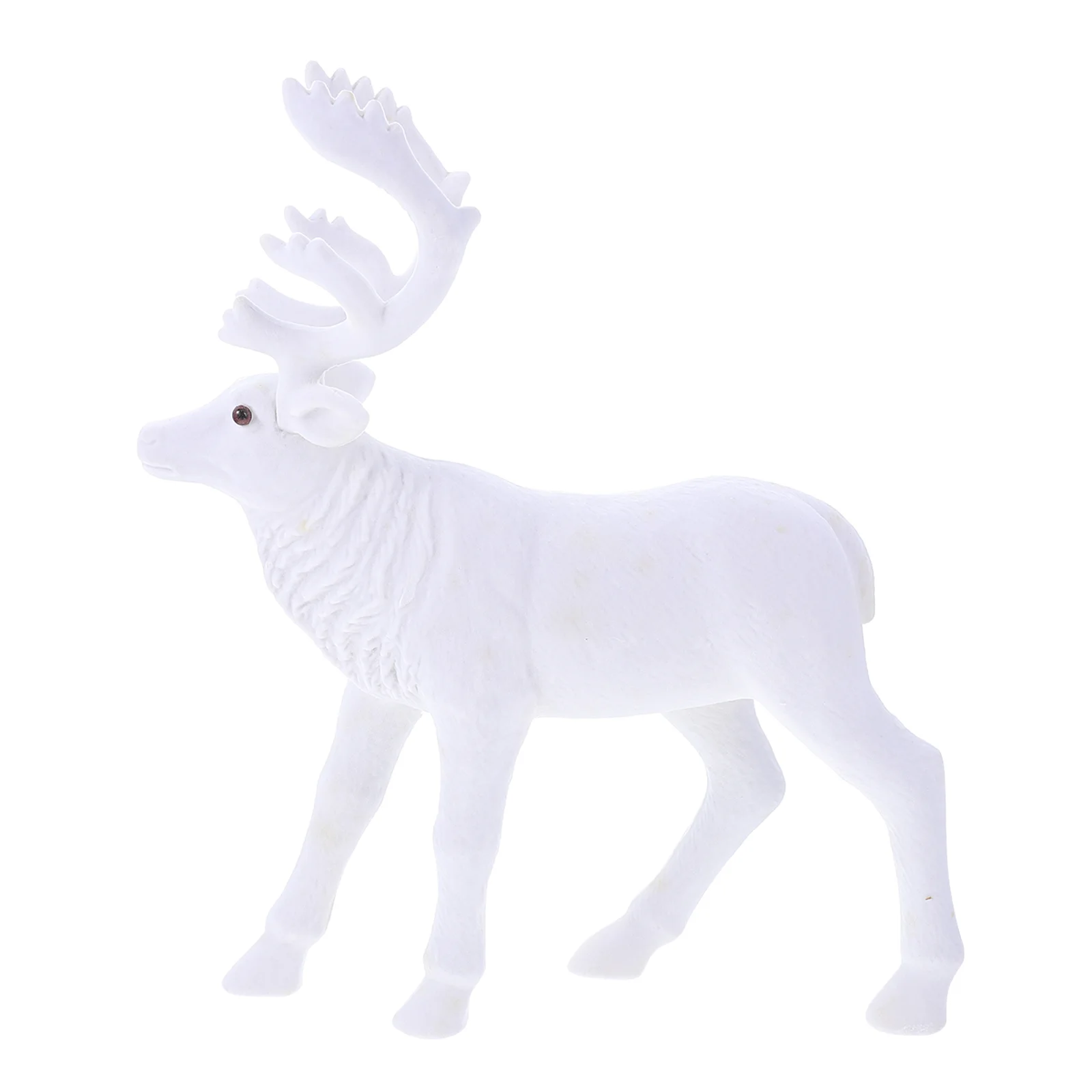 

Flocking Elk Adorn Vivid Desktop Elk Adornment Elk Cabinet Decoration