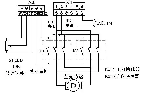 220v ac вход, выход 180v dc 220v ШИМ dc контроллер 4A для pm dc мотор, отдельно взволнованный двигатель