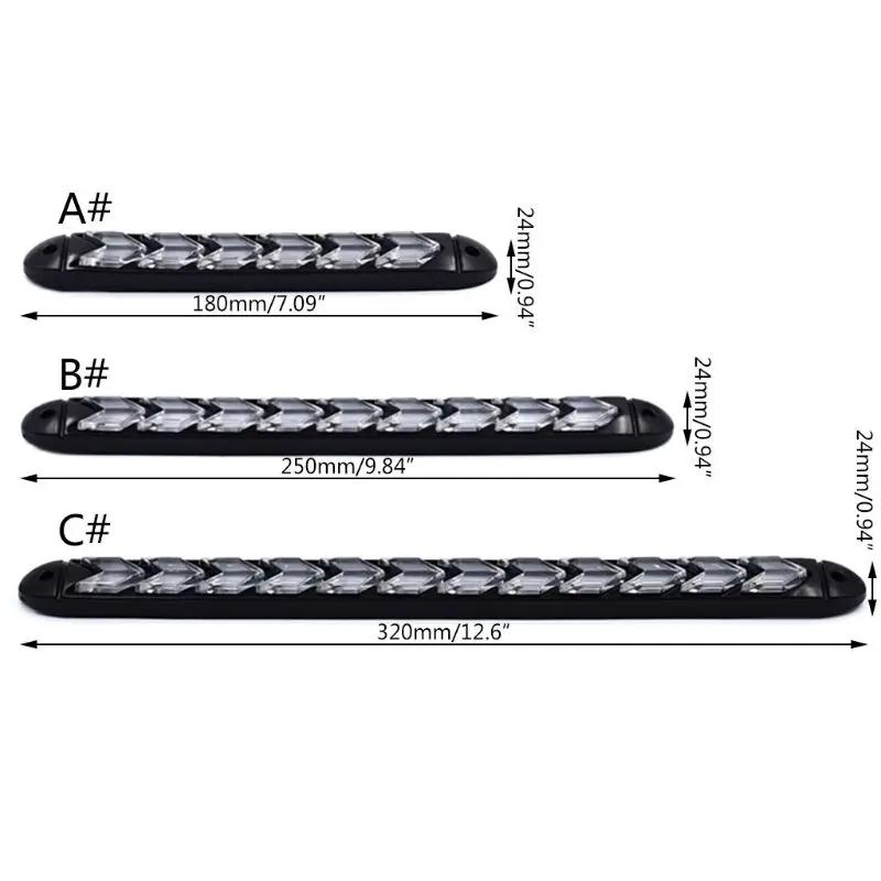 

2Pcs Universal Car LED Daytime Running Light Waterproof Headlight Strip Sequential Flow Turn Signal DRL Light