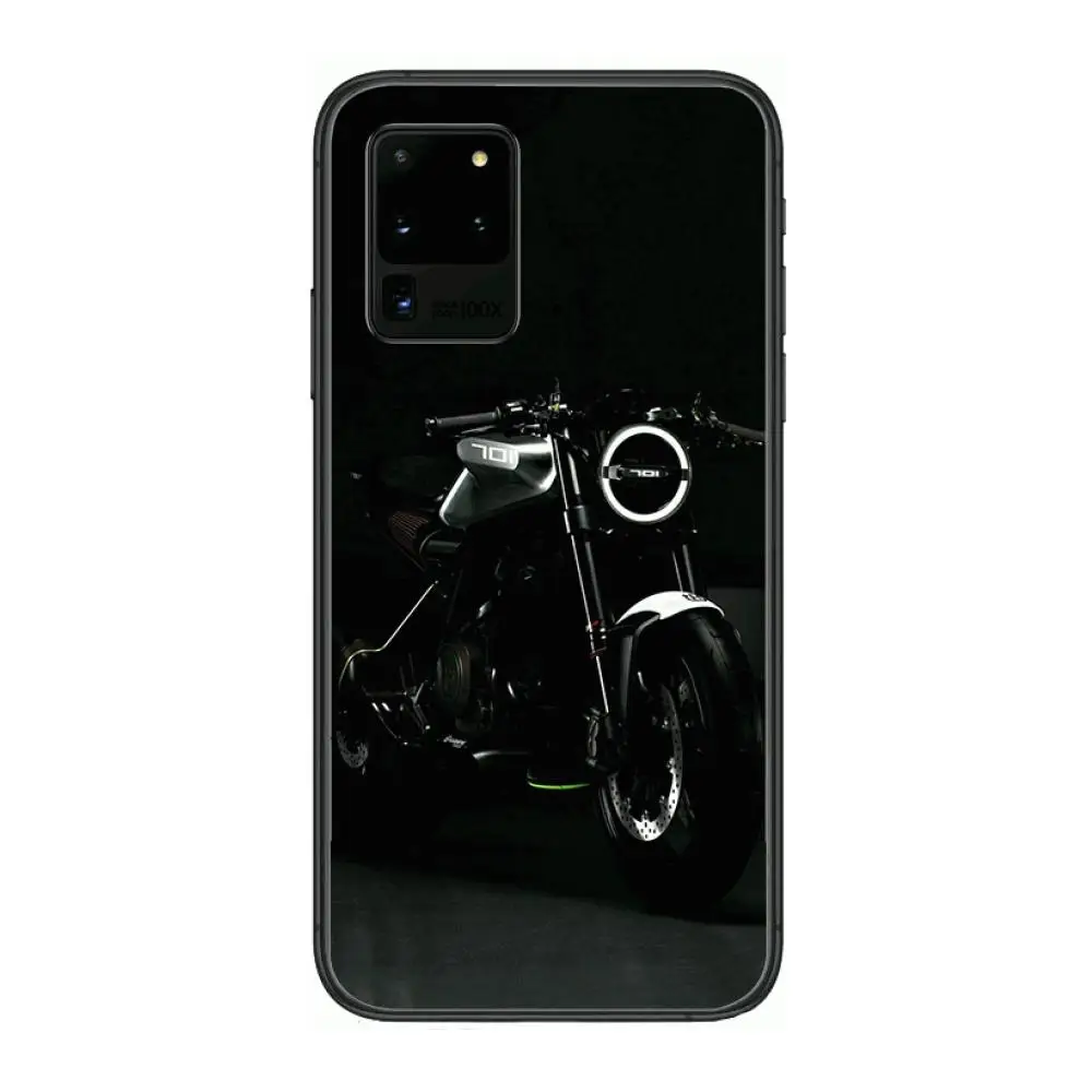 

Fashion Parkour Moto Phone cover hull For SamSung Galaxy S 6 7 8 9 10 20 Plus Edge E 5G Lite Ultra black soft bumper