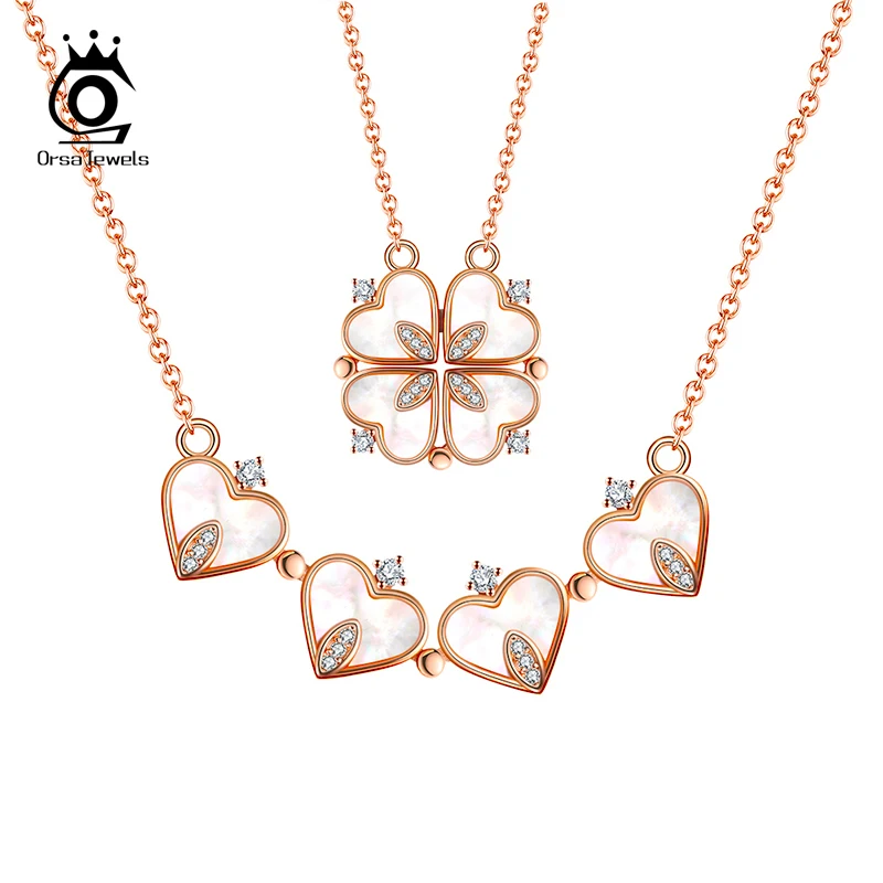 

Женское колье-чокер ORSA JEWELS из серебра 925 пробы с подвеской в виде четырехлистного клевера
