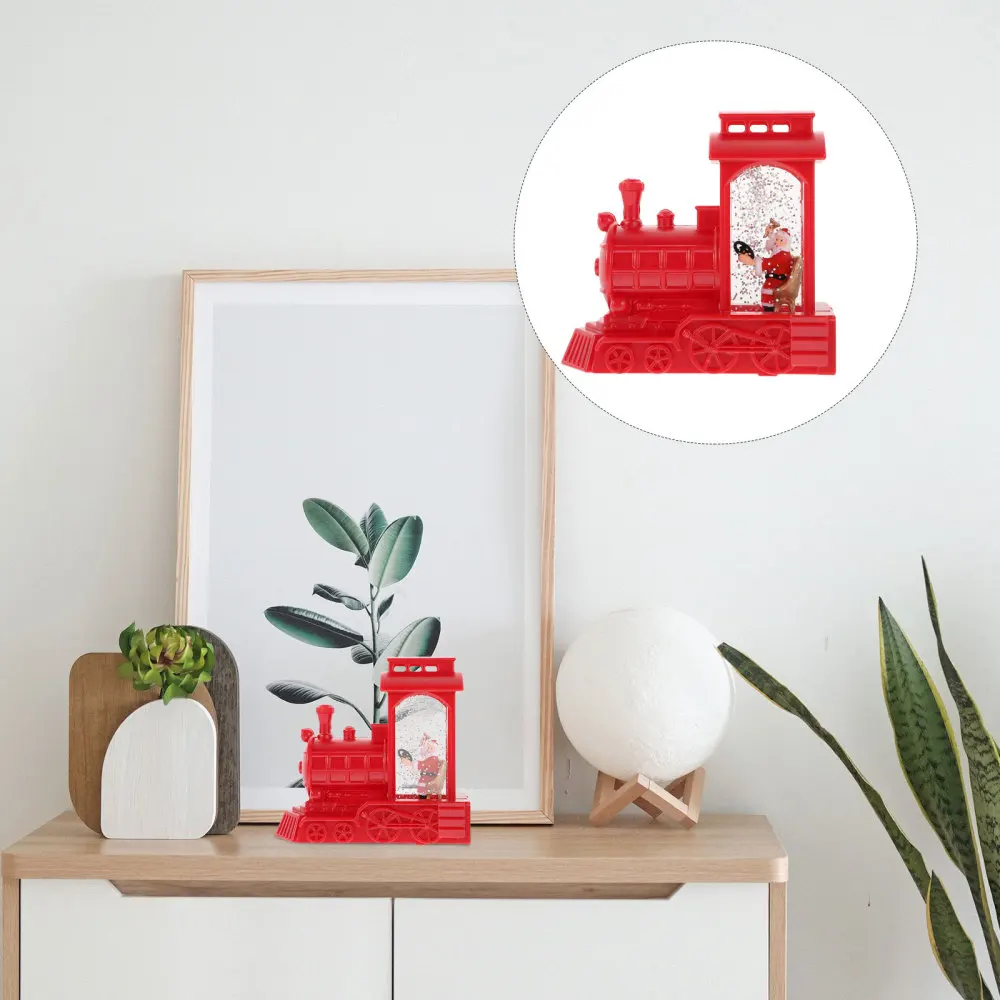 

1pc Xmas Train Shaped Lamp Scene Decor Festival Wind Light Christmas Adornment