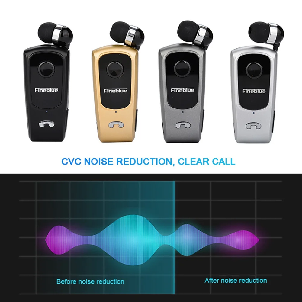 Оптовая продажа Fineblue F920 Беспроводная Bluetooth V4.0 гарнитура в ухо вибрирующее