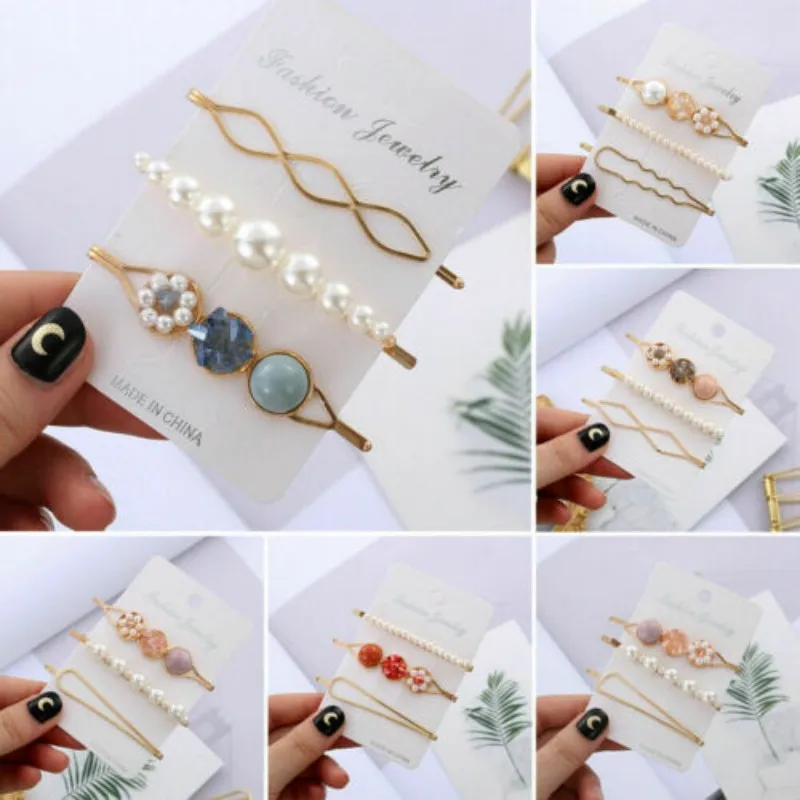 Pearl Hair Clip Hairband Comb Pin Barrette Hairpin Headdress Headwear |