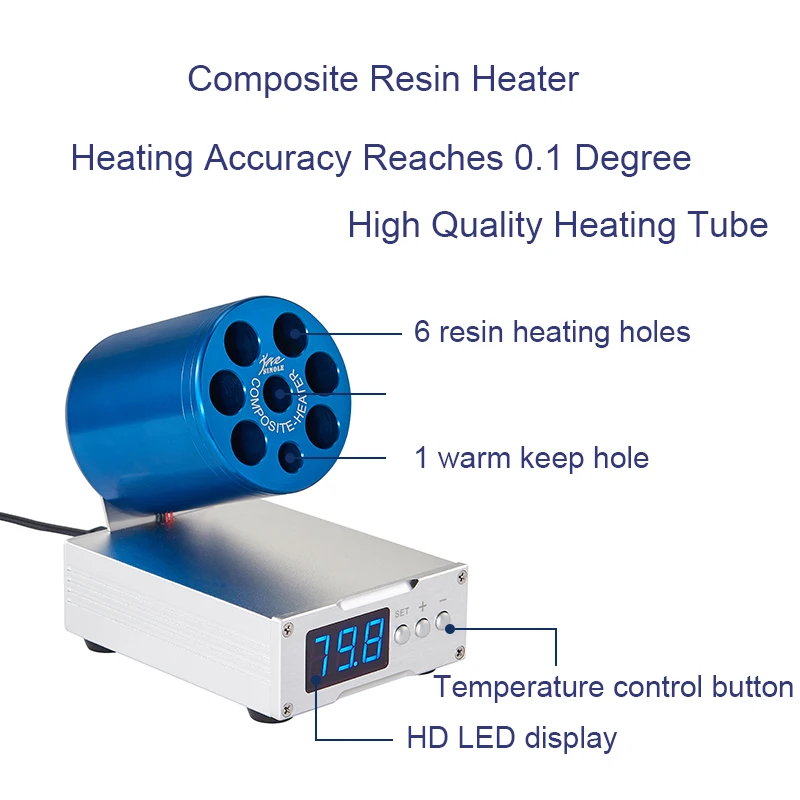 

100-240V Dental Composite Heater Resin Heating Composed Material Warmer Dentist Equipment