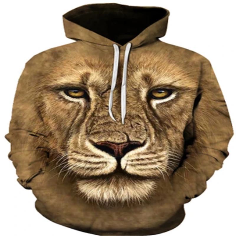 

Tiger King Hoodie 3D Men's Hot Sale Cute Sweatshirt Men's Clothes Pullover Sweater Streetwear Anime Harajuku Top