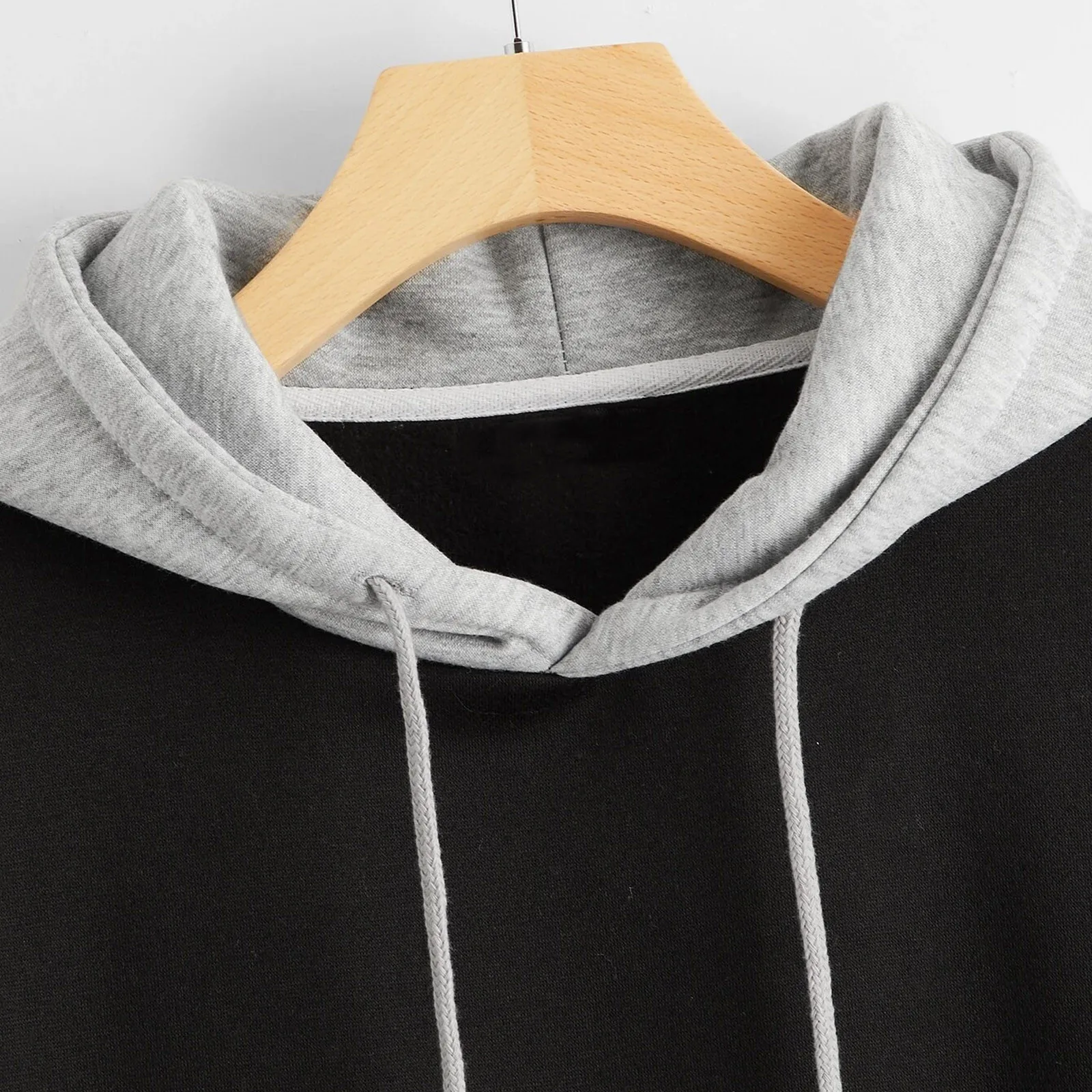 Womens Korean Fashion Autumn Long Sleeve Hoodie Sweatshirt Soild Hooded Pullover Tops Streetwear Women Oversized Hoodies