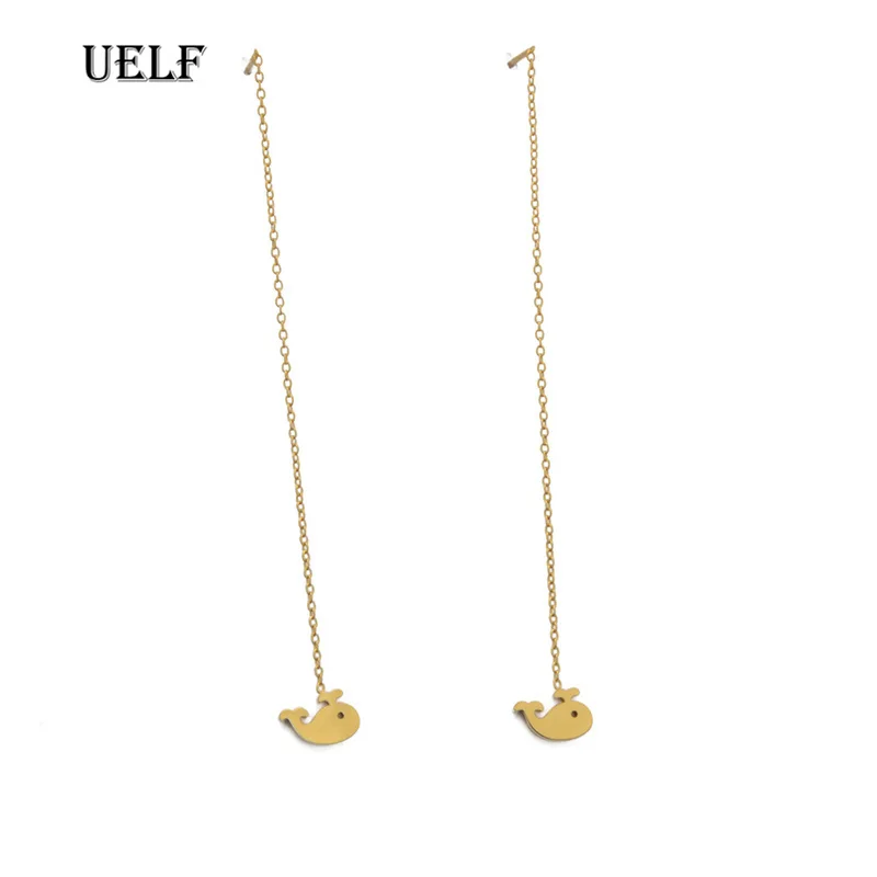 Uelf 1 пара линия устройство вдевания нитки Длинные висячие серьги с кисточками