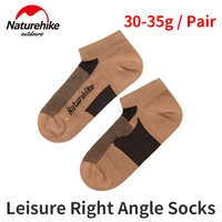 naturehike outdoor sports socks quick drying breathable right angle socks coolmax fabric hiking run perspiration 3 pairsa set