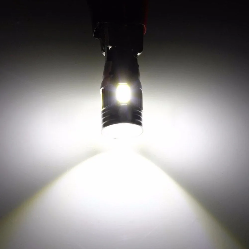 6X высокой мощности T10 w5w водить автомобиль светильник t10 6smd 10smd 5630 5w5 12v t10 белый автомобиль лампы интерьер светильник w5w t10 canbus error free