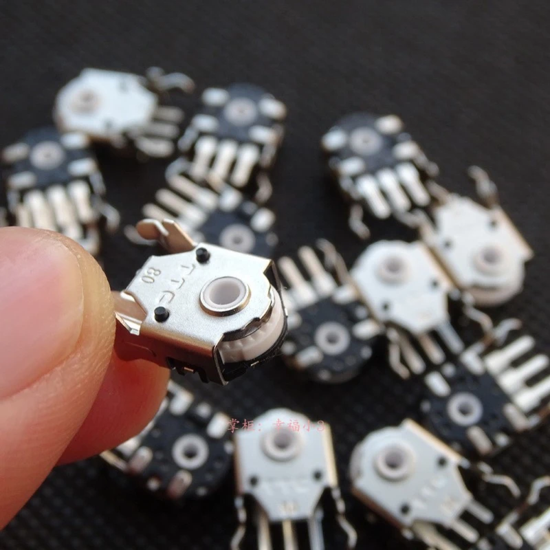 

2PCs TTC 10mm White Core Mouse Encoder Mouse Wheel Decoder 24 Million Lifetime