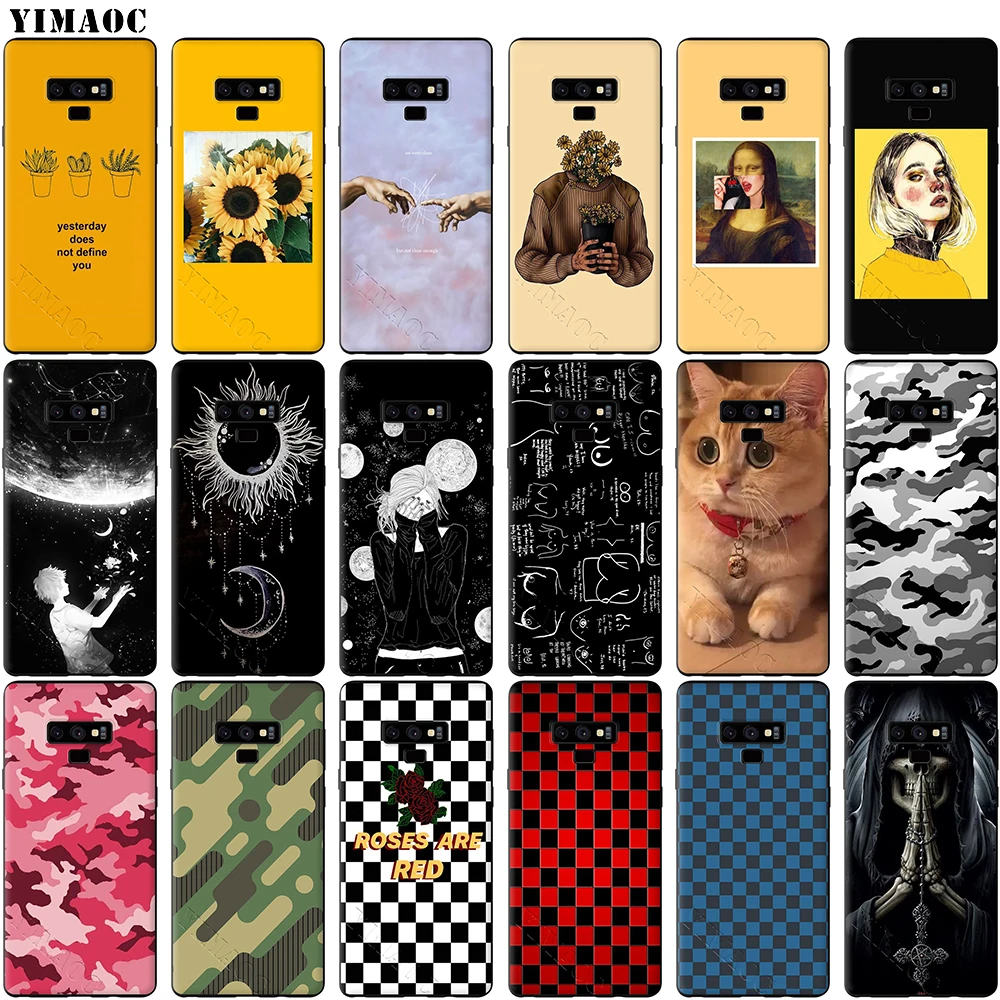 Чехлы для телефонов Samsung Note 9 мягкий силиконовый чехол Galaxy Note9 C-3 Coque Funda Роскошный